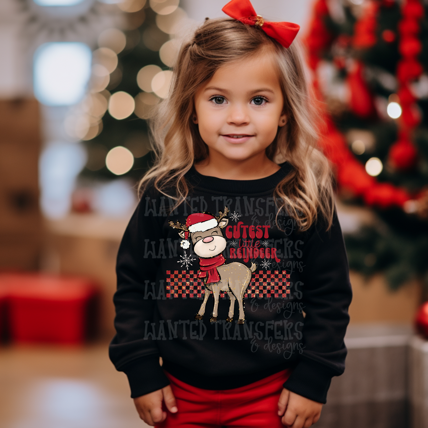 Cutest Little Reindeer Exclusive Sublimation Transfer