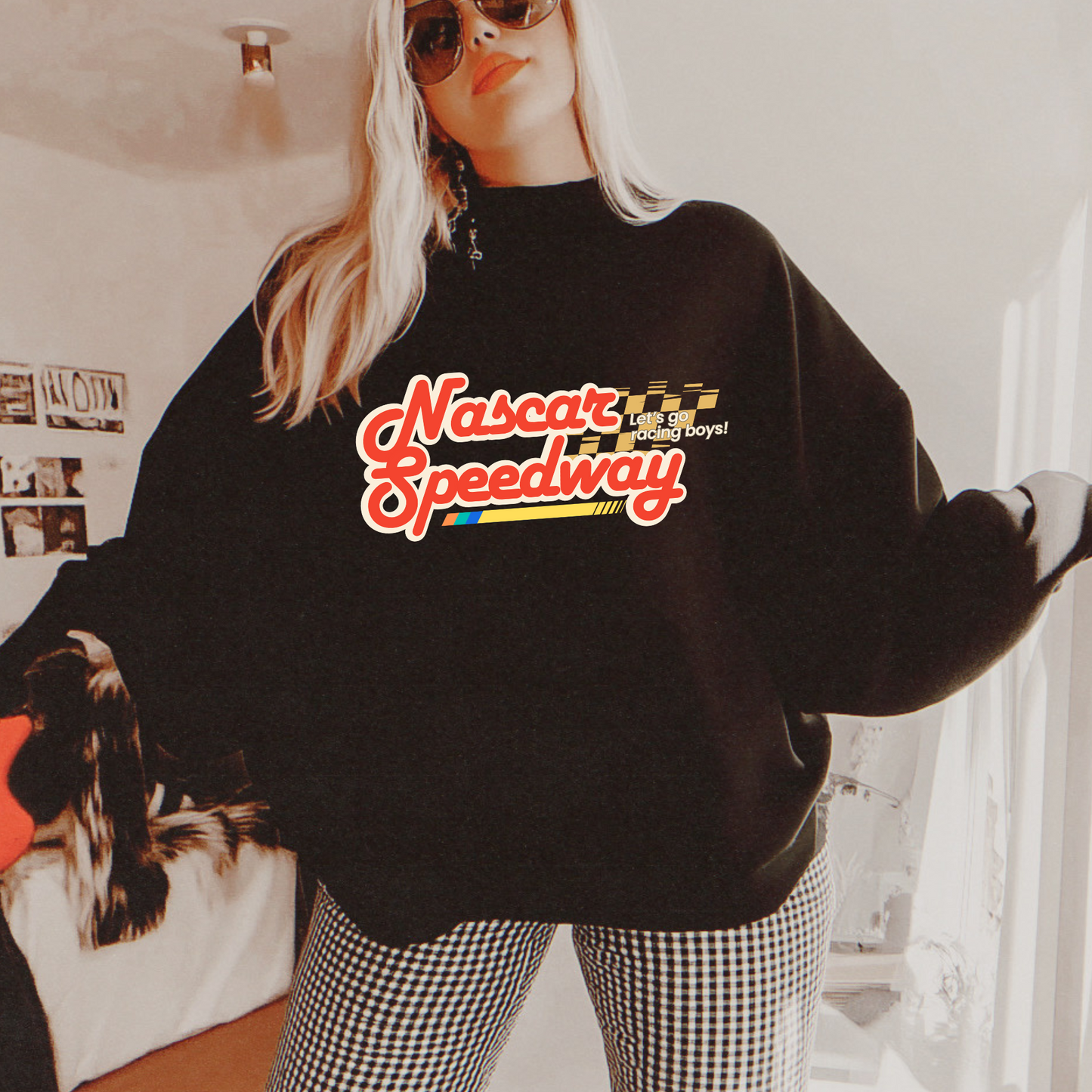 Speedway Racing Vintage Retro DTF Transfer