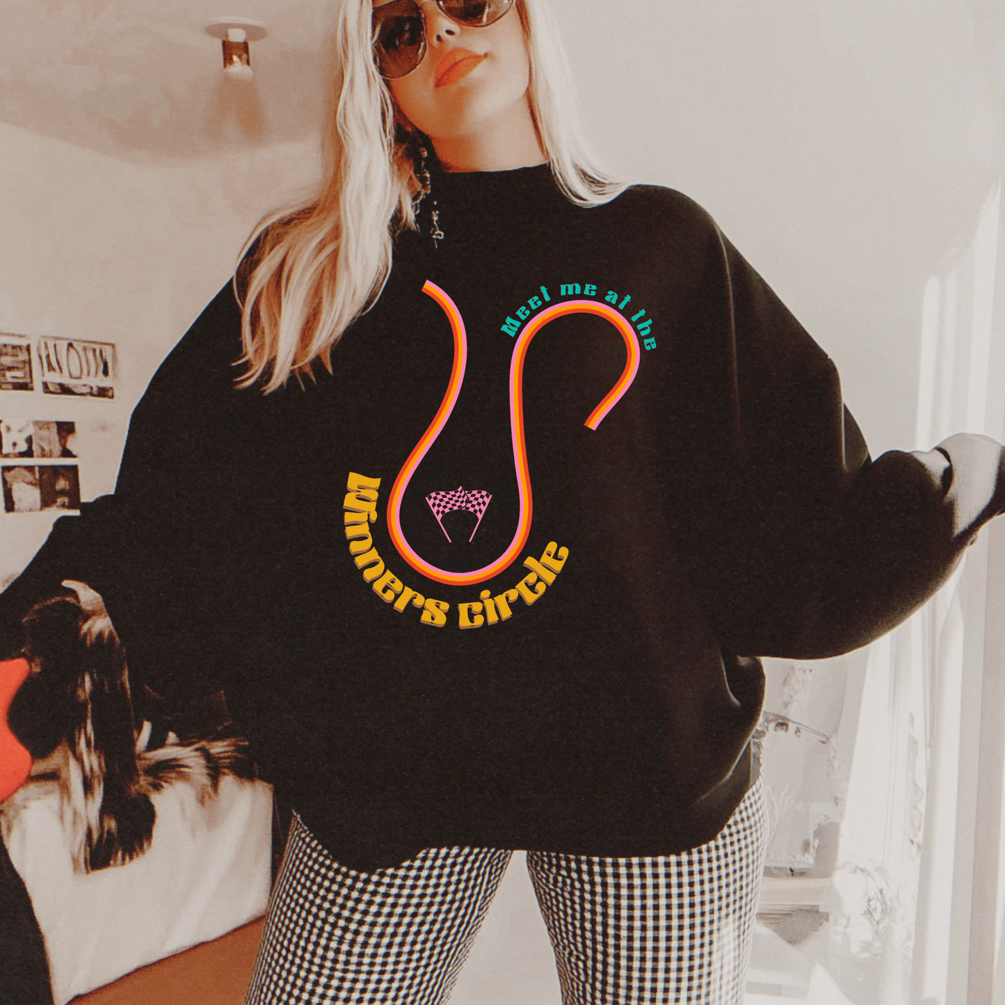 Winners Circle Vintage Retro DTF Transfer