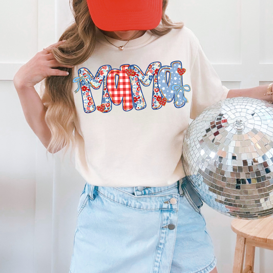 Patriotic Mama DTF Transfer