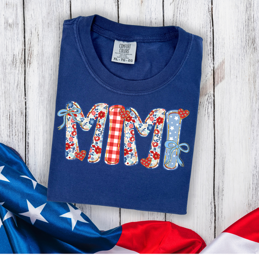 Patriotic Mimi DTF Transfer