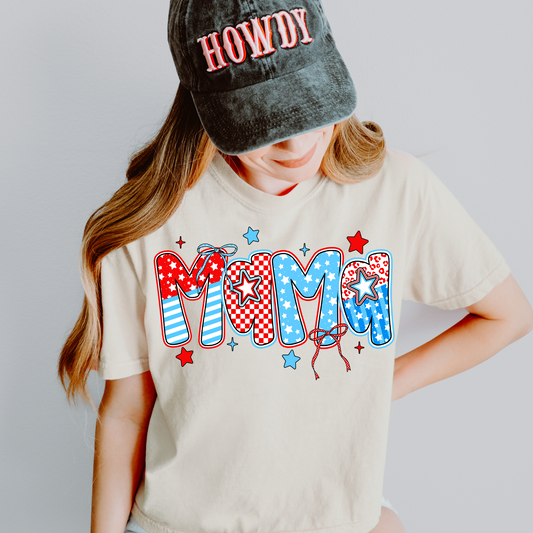Patriotic Mama DTF Transfer