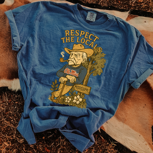 Respect the Locals Ole Miss DTF Transfer