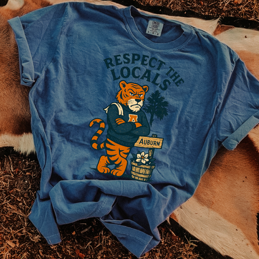 Respect the Locals Auburn DTF Transfer