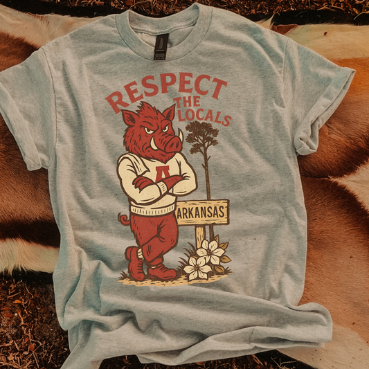 Respect the Locals Arkansas DTF Transfer