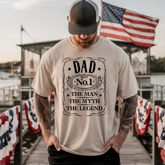 Number One Dad DTF Transfer
