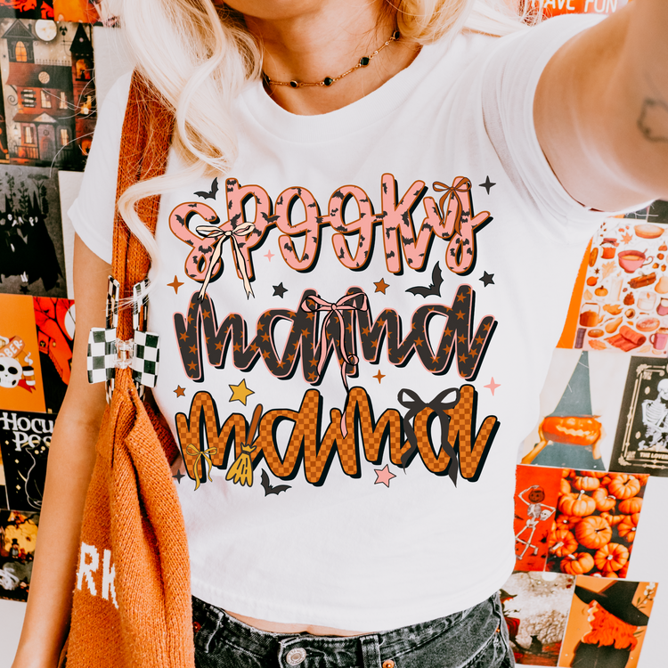 Spooky Mama Doodle Halloween DTF Transfer