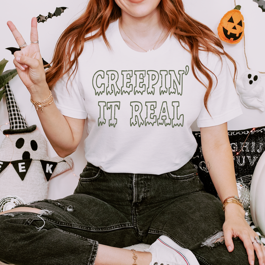 Creepin' it Real Halloween DTF Transfer