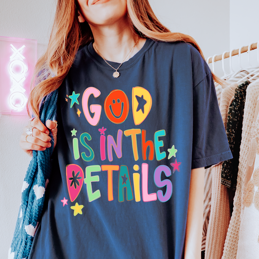 God Is In The Details DTF Transfer