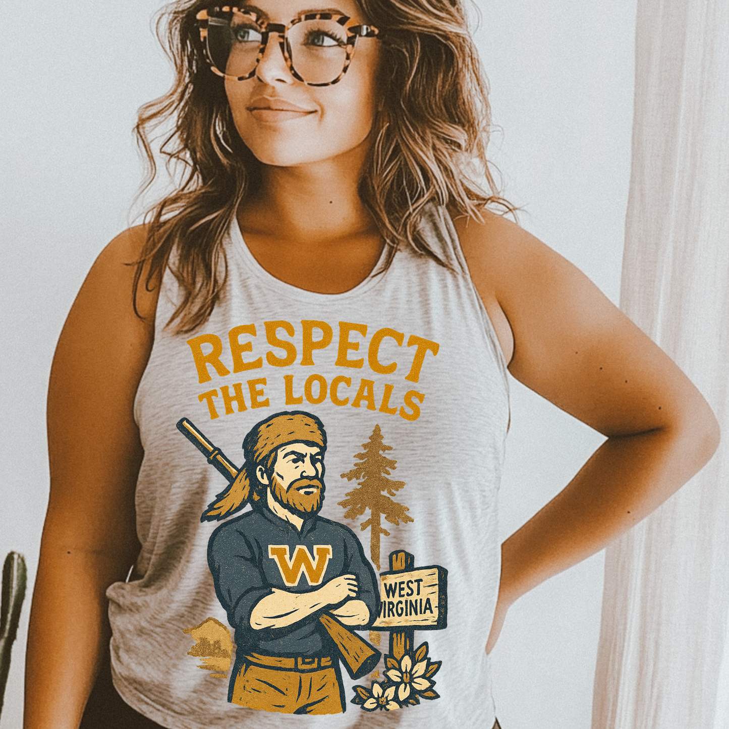 Respect the Locals West Virginia M DTF Transfer