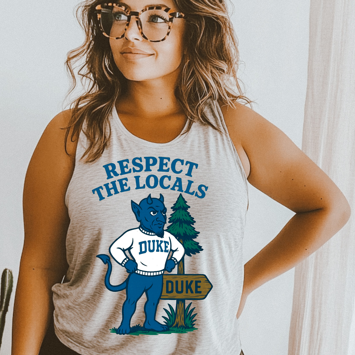 Respect the Locals Blue D DTF Transfer