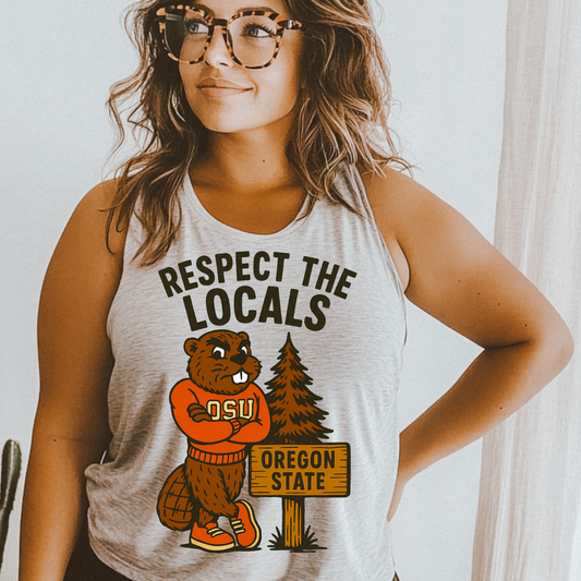 Respect the Locals Oregon S DTF Transfer