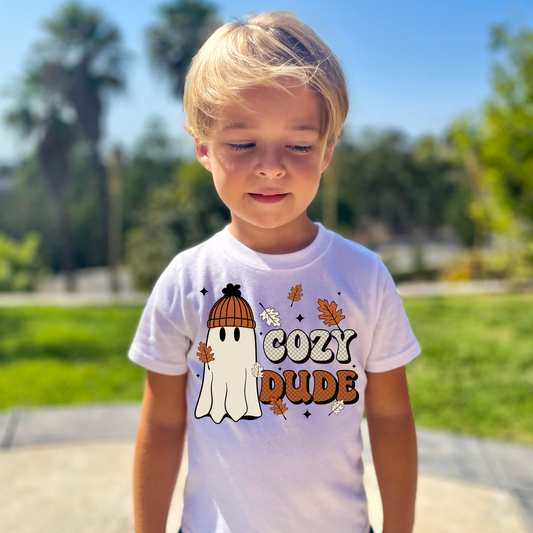 Cozy Dude Toddler Clear Film Screen Print Transfer