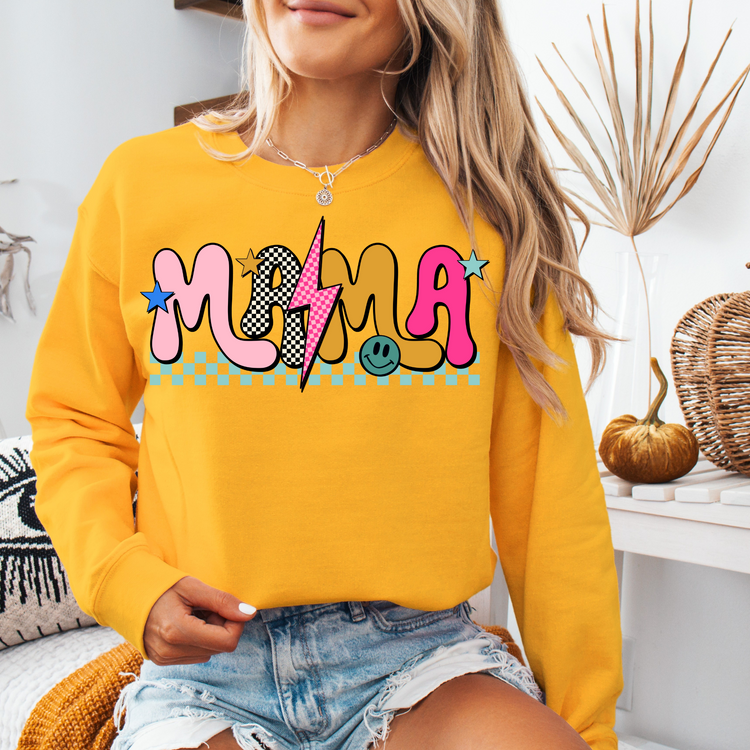 Retro Mama Clear Film Screen Print Transfer