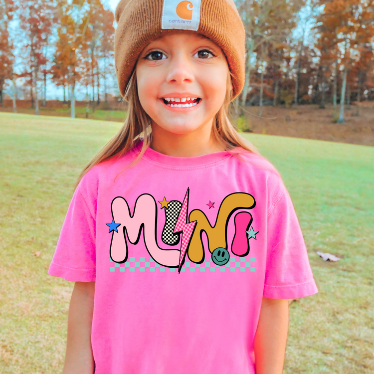 Retro Mini Toddler Clear Film Screen Print Transfer