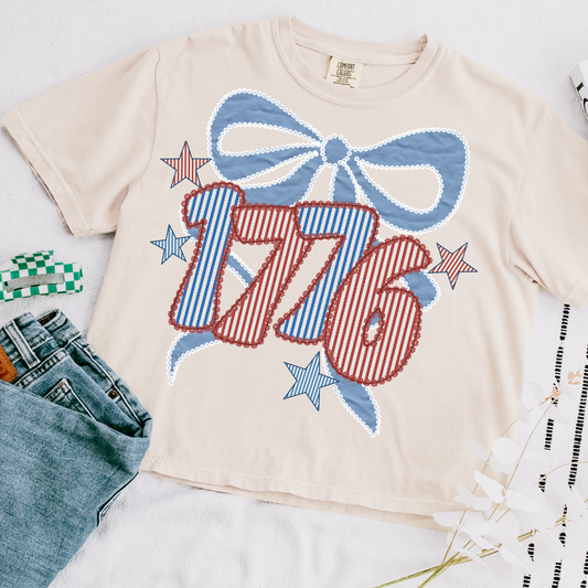 1776 Long Tailed Coquette 4th of July DTF Transfer