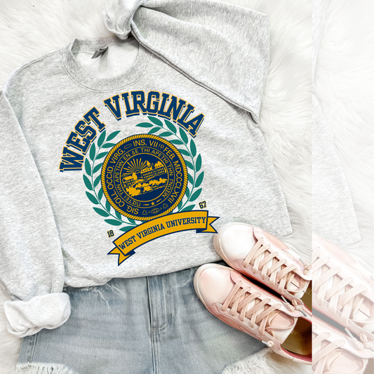 West Virginia Vintage Stadium DTF Transfer