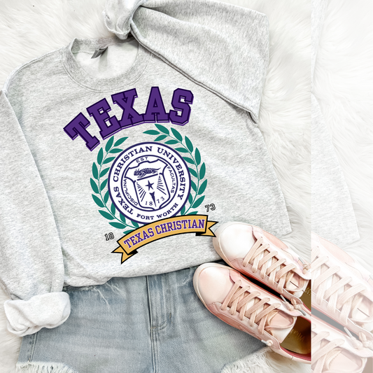 Texas C Vintage Stadium DTF Transfer