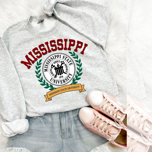 Mississippi St. Vintage Stadium DTF Transfer