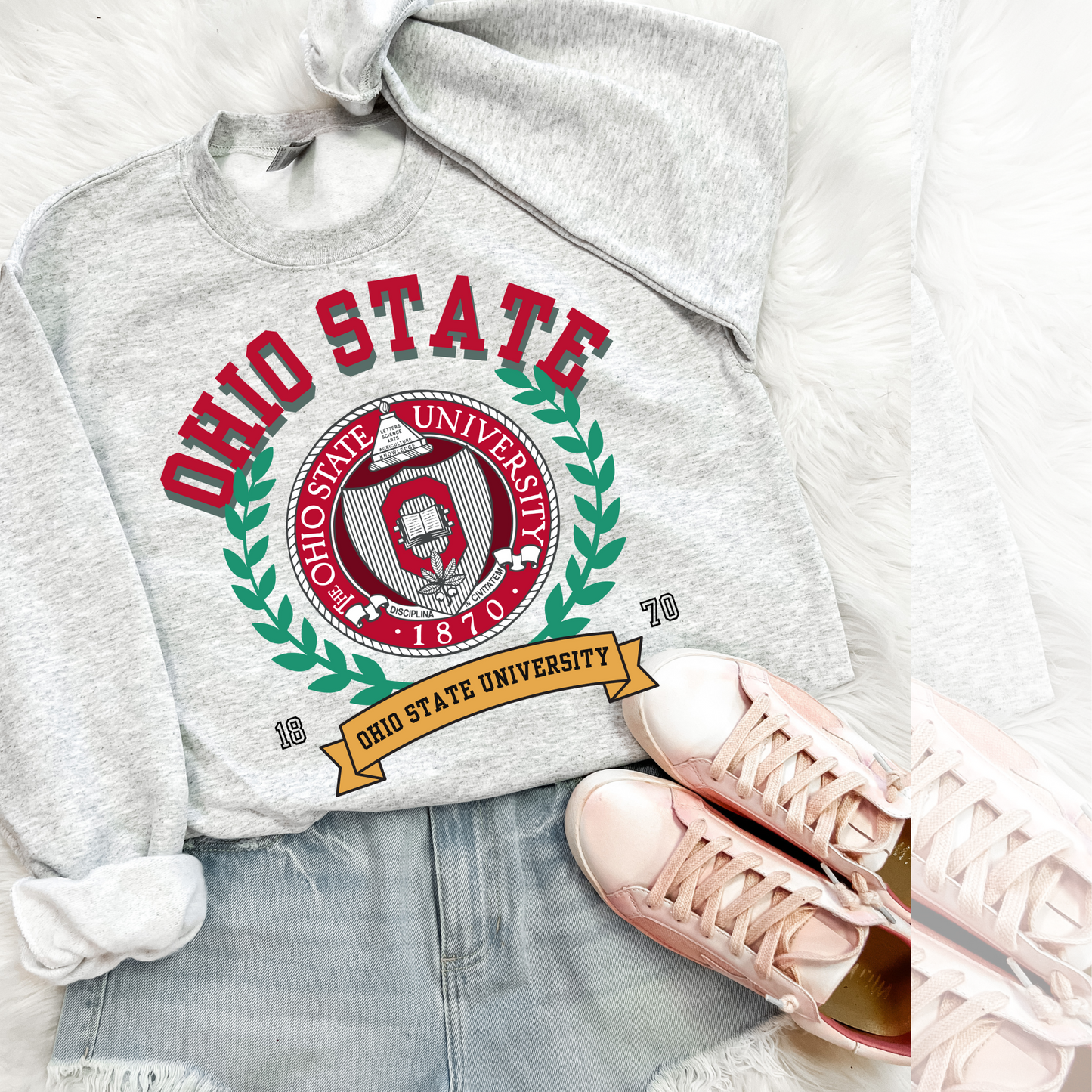 Ohio St. Vintage Stadium DTF Transfer