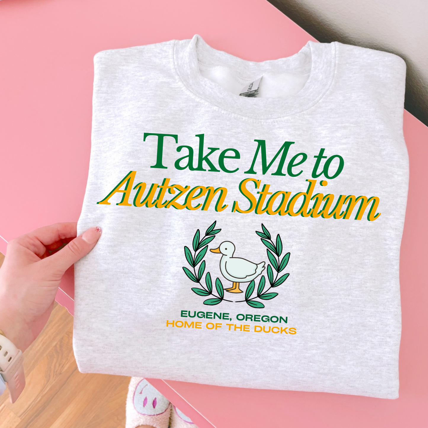 Take me To Autzen DTF Transfer