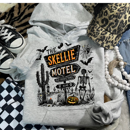 The Skellie Motel Clear Film Screen Print Transfer