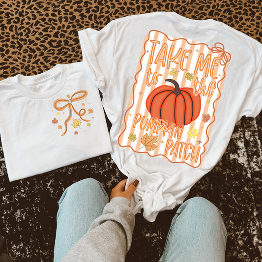 Take me to the Pumpkin Patch Bundle with Pocket Clear Film Screen Print Transfer