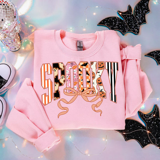 Halloween Spooky Varsity DTF Transfer