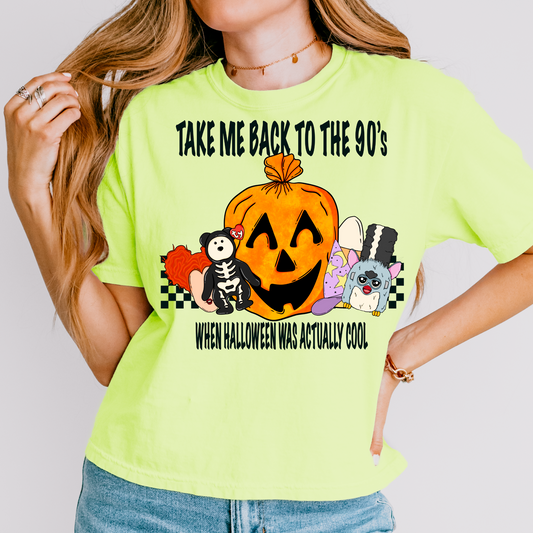 Take me Back To the 90's Exclusive Halloween DTF Transfer