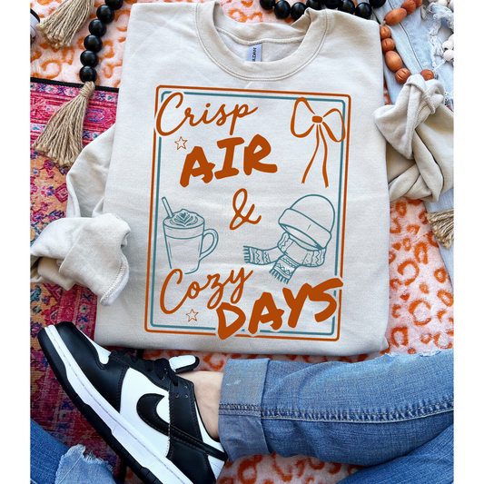 Crisp Air & Cozy Days Fall DTF Transfer