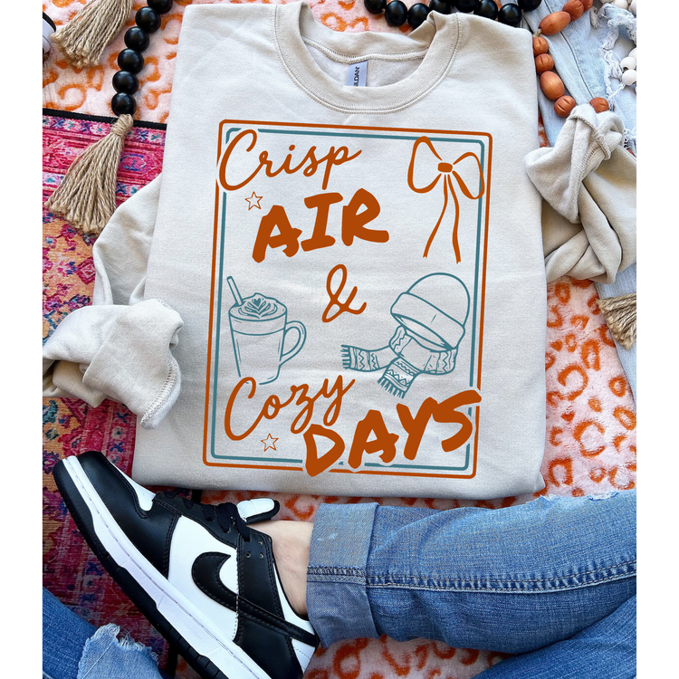 Crisp Air & Cozy Days Fall DTF Transfer