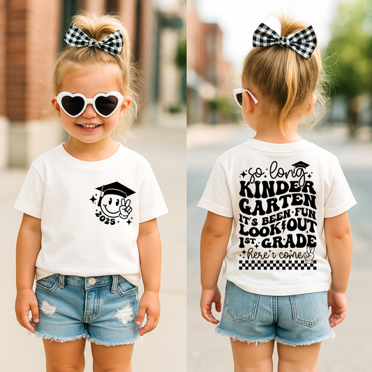 So Long Kindergarten (BACK ONLY) DTF Transfer