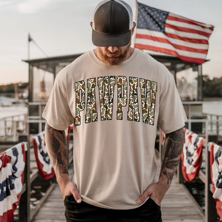 Camo Pawpaw DTF Transfer