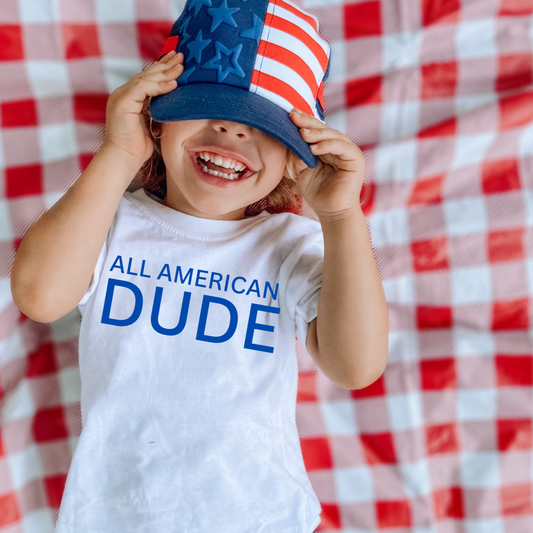 All American Dude Blue PNG Digital Download