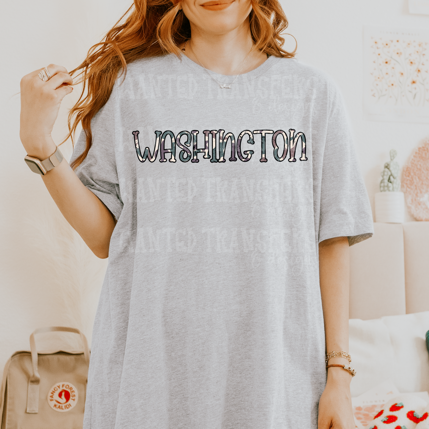 Camo Washington State Exclusive Sublimation Transfer