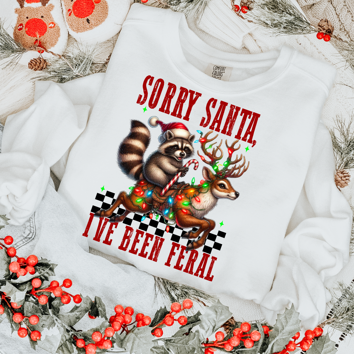 Sorry Santa, Ive been Feral PNG Digital Download