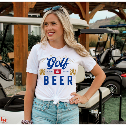 Golf & Beer DTF Transfer