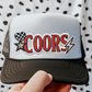 Coors Western Faux Embroidery DTF Transfer for Hat (NOT A PATCH) (