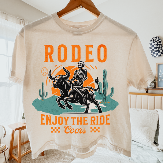 Rodeo, Enjoy the Ride Western DTF Transfer