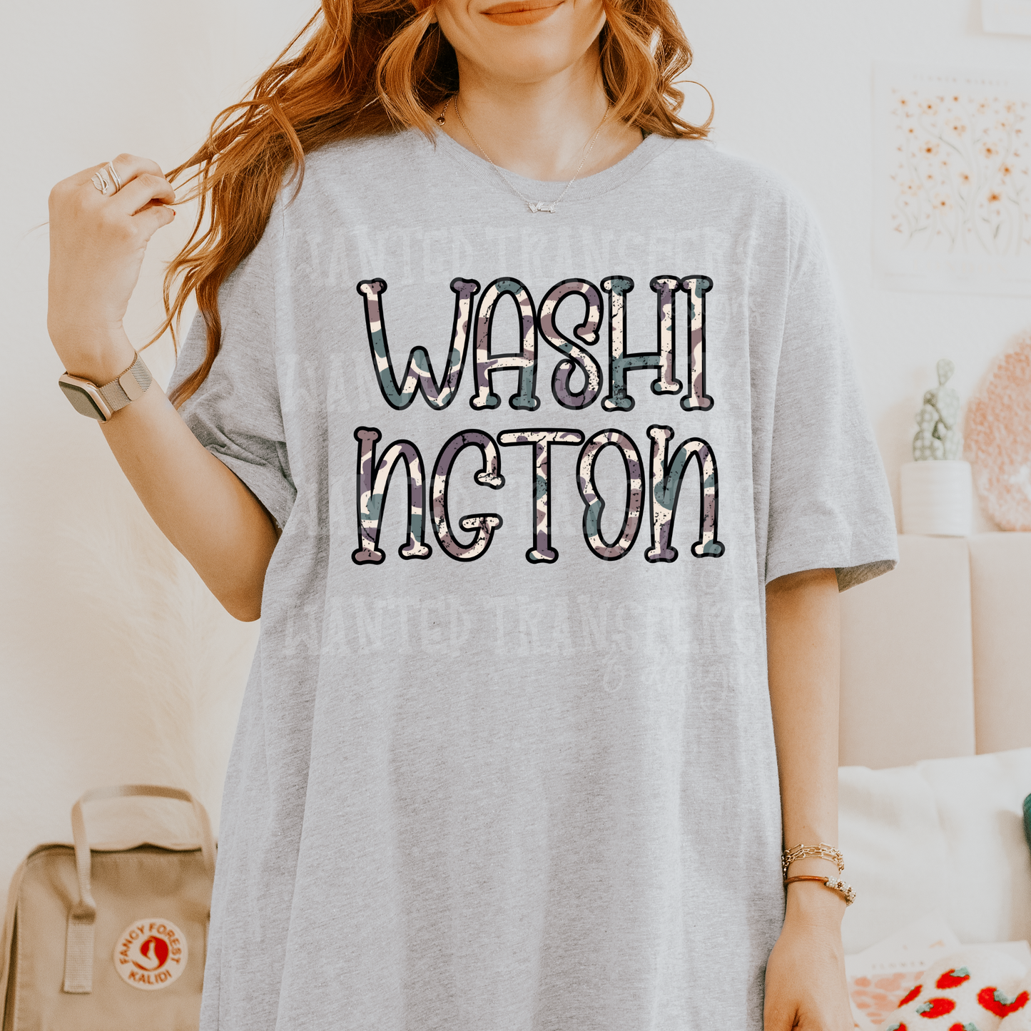 Camo Washington State 2 Exclusive Sublimation Transfer