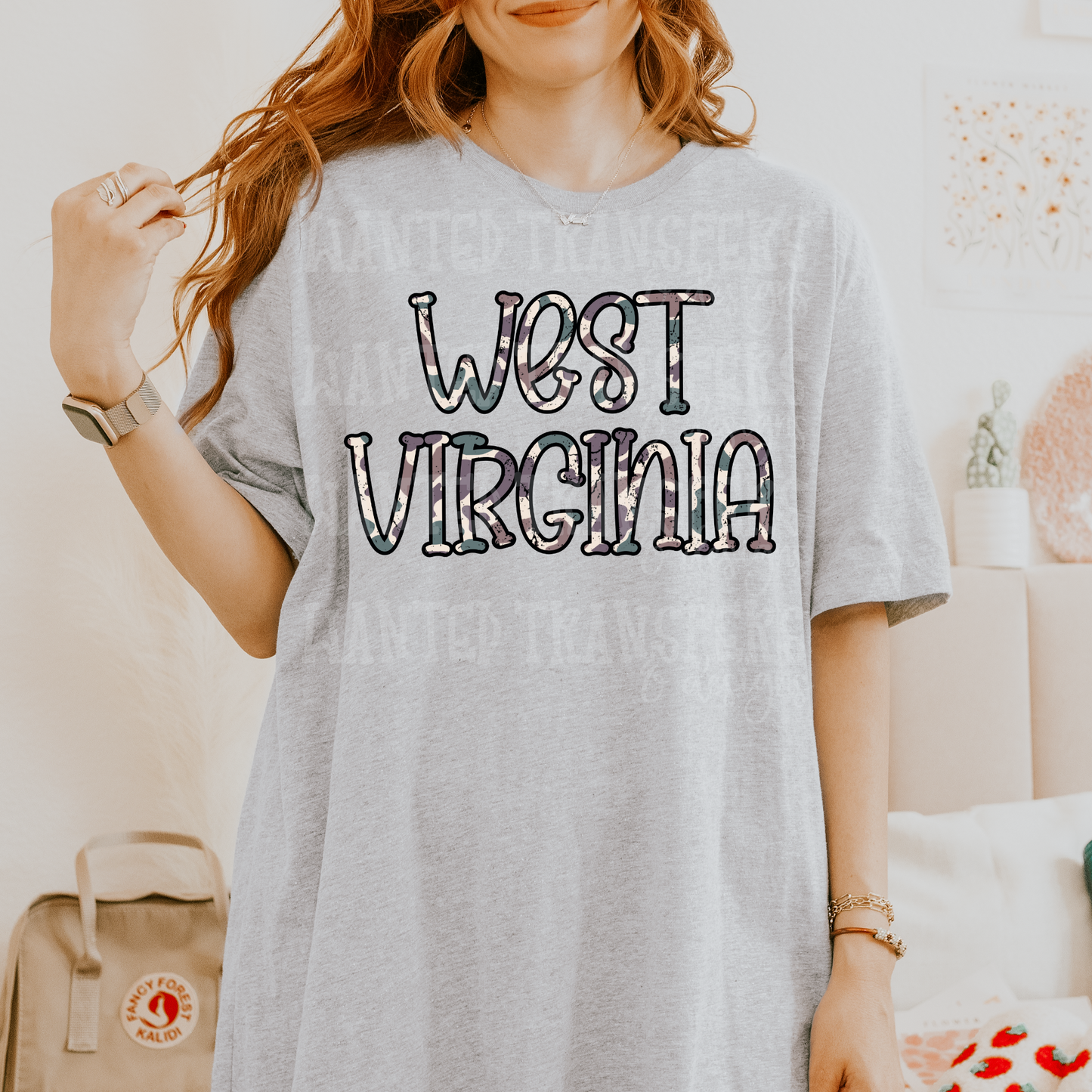 Camo West Virginia Exclusive Sublimation Transfer