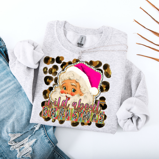 Wild About Christmas Brushstrokes DTF Transfer