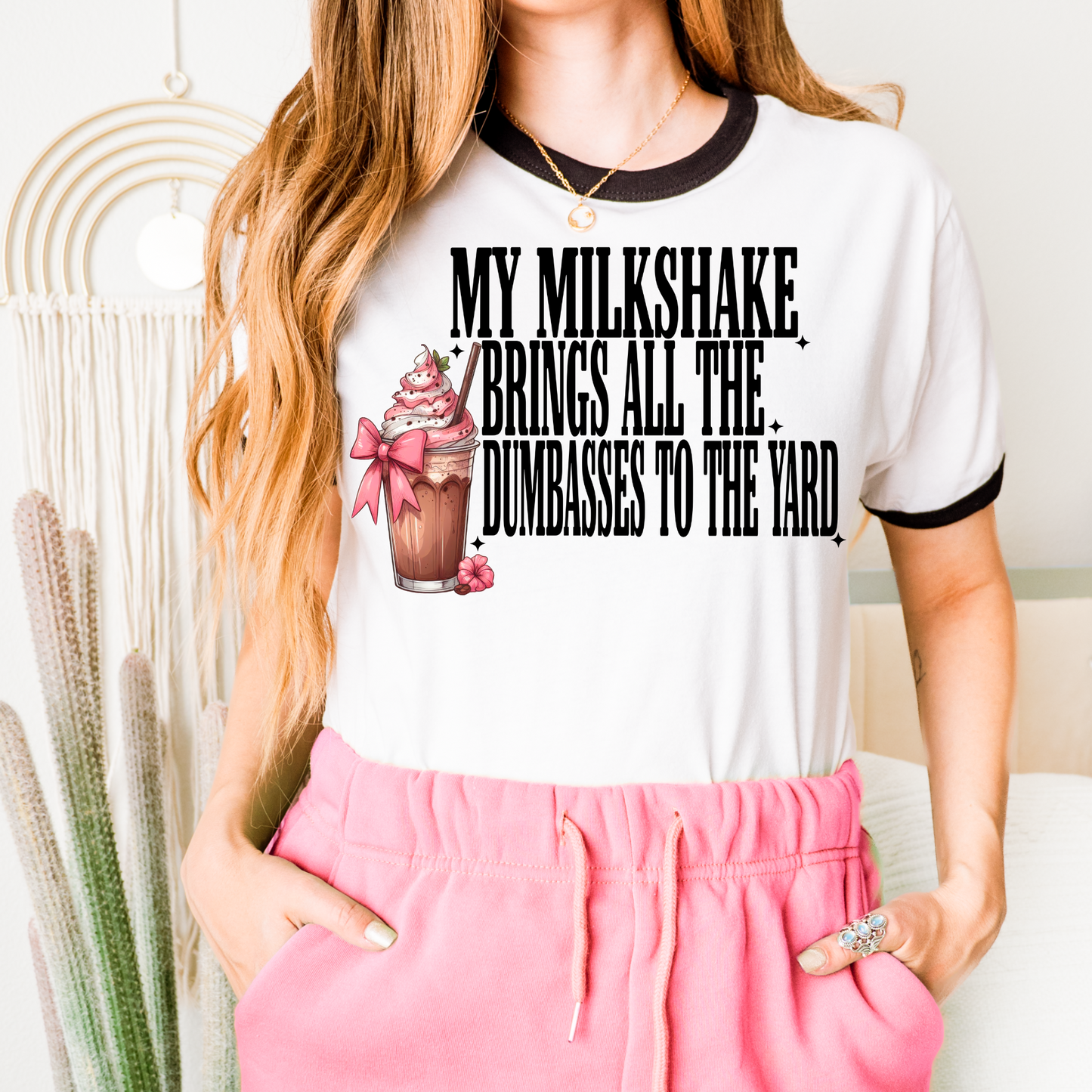 My Milkshake Brings All The Valentine's PNG Digital Download