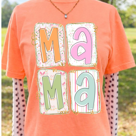 Mama Peachy Fall DTF Transfer