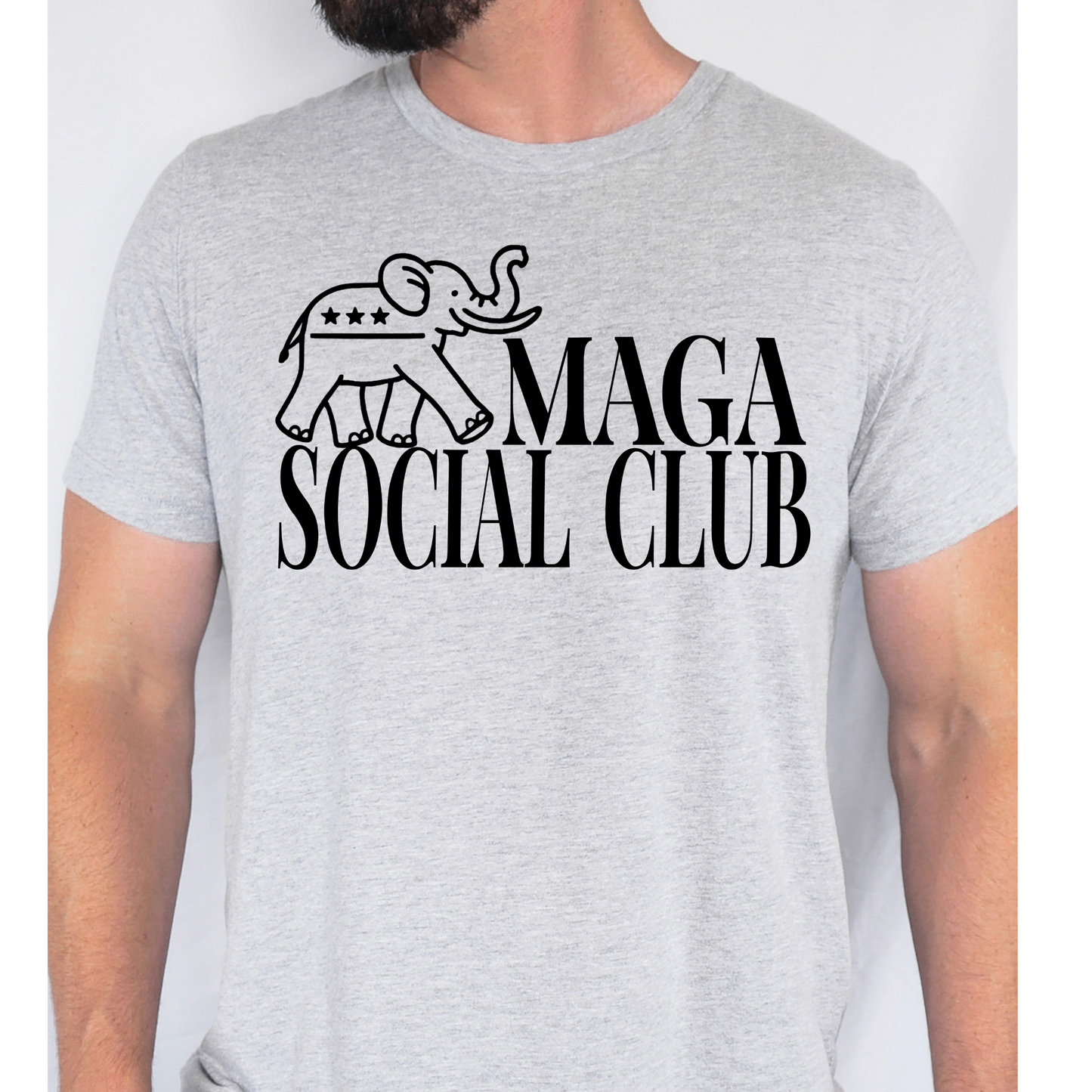 MAGA Social Club Trump DTF Transfer