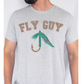 Fly Guy Pink/Light Blue Fishing DTF Transfer