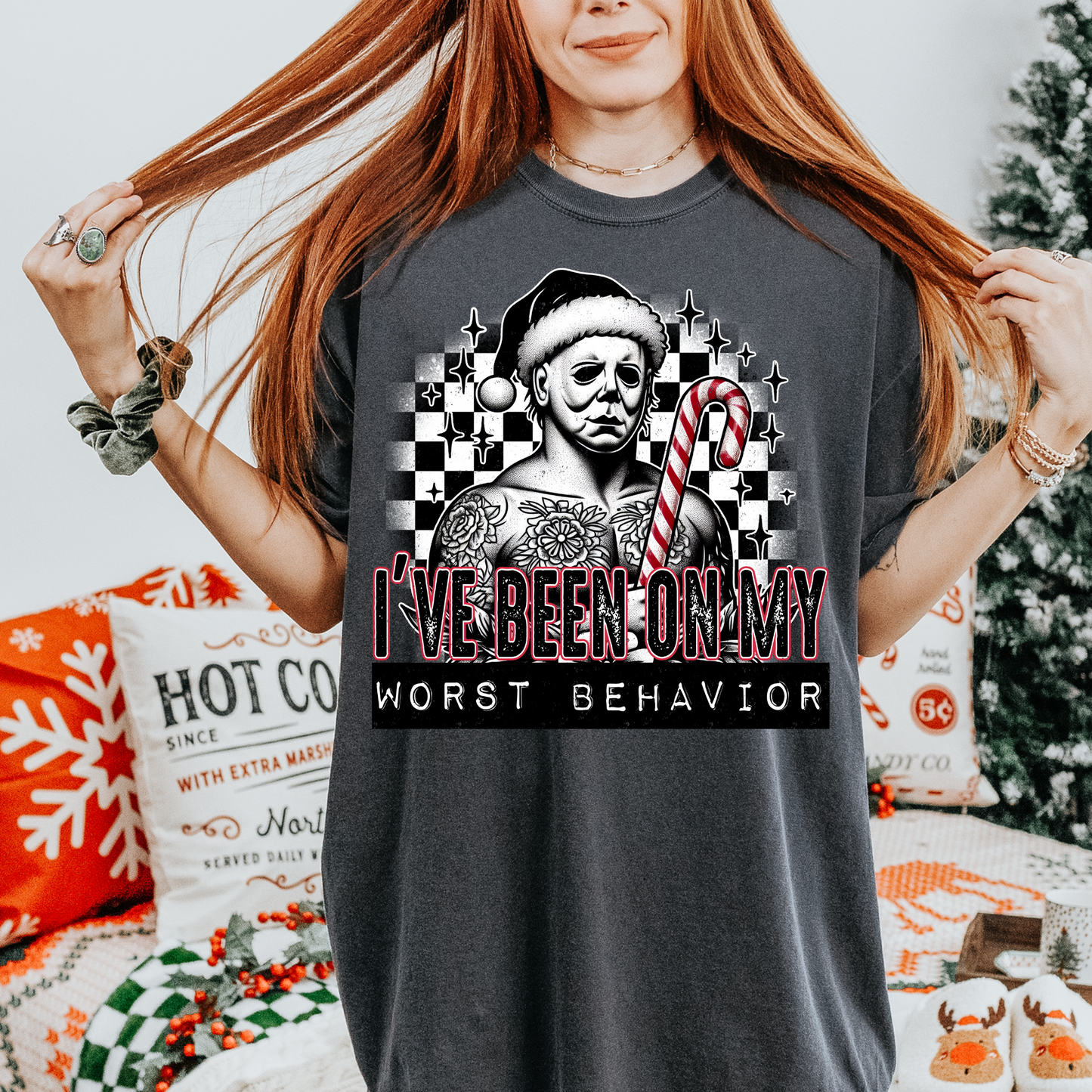 Michael Worst Behavior Christmas DTF Transfer