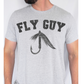 Fly Guy Black/Grey Fishing DTF Transfer