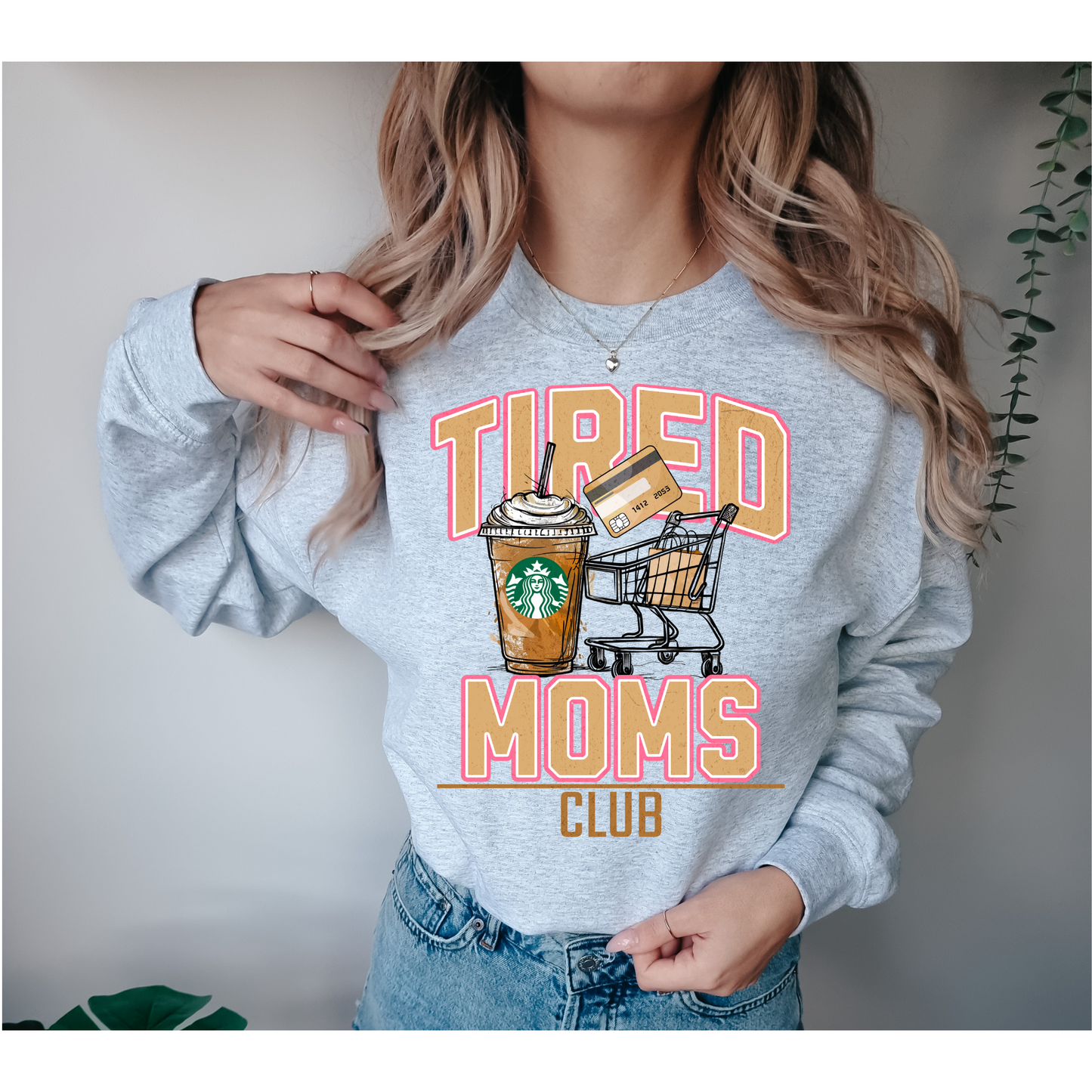 Tired Moms Club DTF Transfer