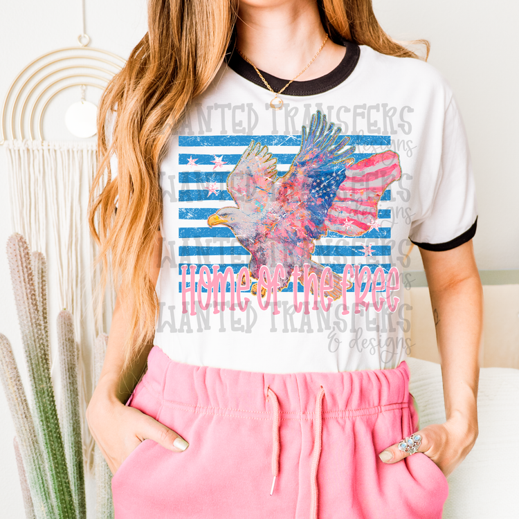 Home of the Free 4th of July DTF Transfer